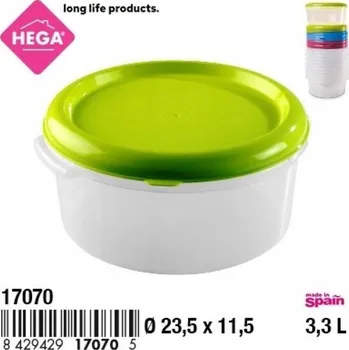 Dóza na potraviny Kulatý nádoba na potraviny 3.3 L 1 Ks