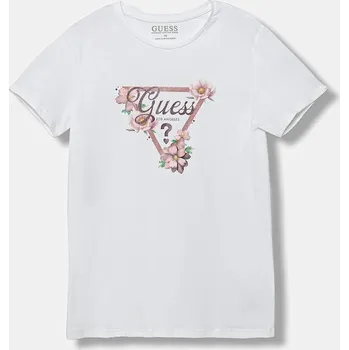 Dívčí tričko Dětské tričko Guess J5BI30.J1314.9BYA bílá 00X, vel. 122-125