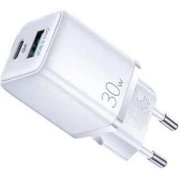 Nabíječka SiGN USB a USB-C, PD a Q.C3.0, 3A, 30W - Bílá