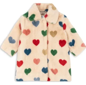 Dámský kabát Dětský kabát Konges Sløjd FUZZIE COAT GRS KS103582.9BYA béžová 01X, vel. 98