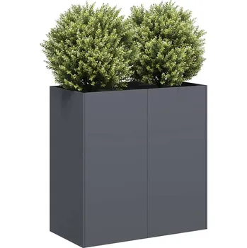 Truhlík vidaXL Truhlík 80x40x80 cm [860714] Barva: antracitová