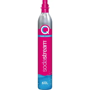 Příprava sody SodaStream bombička CO2 Quick Connect růžová náplň