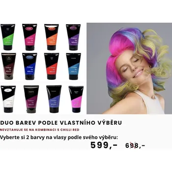 Barva na vlasy DUO podle vlastního výběru 2x120 ml