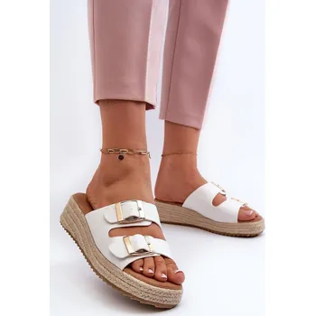 Dámské pantofle Pantofle model 197419 Step in style bílý 40