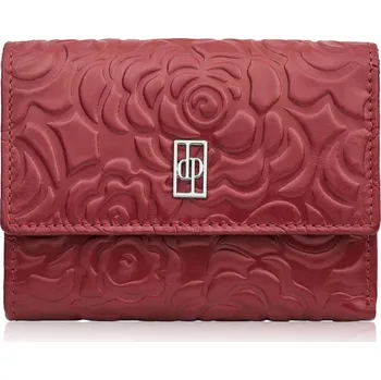 Peněženka Paolo Peruzzi dámská peněženka z pravé kůže červená