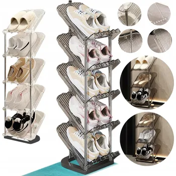 BOTNÍK BOTNÍK POLICE REGÁL STOJAN LOFT DO PŘEDSÍNĚ 5 ÚROVNÍ