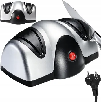 ELEKTRICKÝ BROUSEK OSTŘIČ NOŽŮ 2V1 Dvoustupňový systém broušení