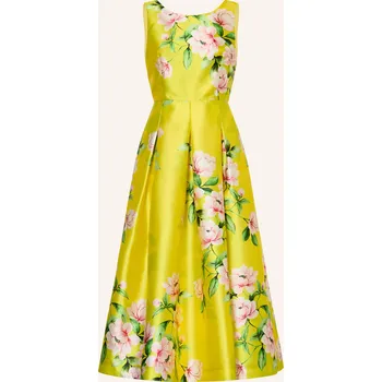 Dámské šaty Lunatica Milano Dámské Satinové Šaty Greta, neonově žlutá /...