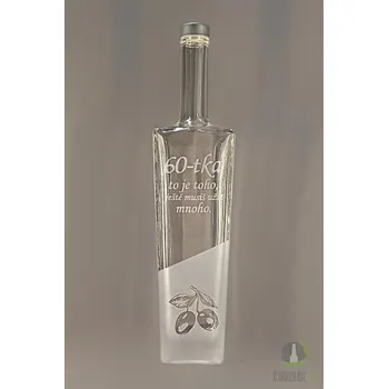 Pískovaná láhev Axel - 60 let