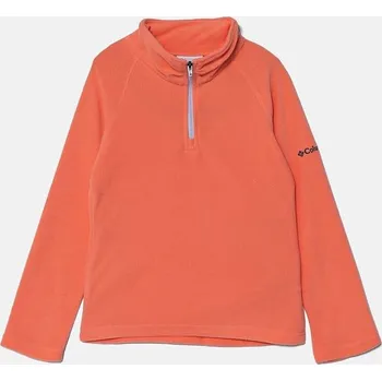 Chlapecká mikina Dětská fleecová mikina Columbia Glacial 1556945.9BYH oranžová 32X, vel. 164