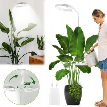 Osvětlení pro růst rostliny LAMPA 72 LED PRO ROSTLINY Pro Pěstování Růst Osvětlení Žárovka Grow TIMER