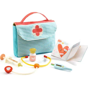 Hra na doktory Djeco Doktorský kufřík látkový