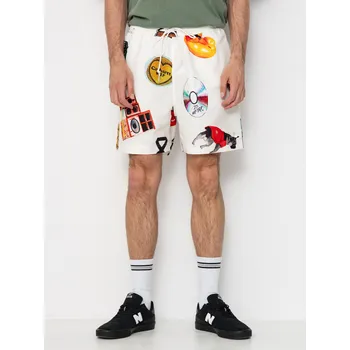 Pánské kraťasy Carhartt WIP Chase Swim (jacob rochester print/wax) L, béžová