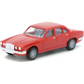 autíčko Jaguar XJ 06 červený 1:87 - Herpa Jaguar XJ6 - model auta