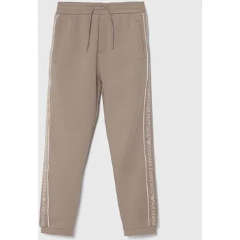 Dětské tepláky Emporio Armani 3D4P68.1JHSZ hnědá 84X, vel. 154