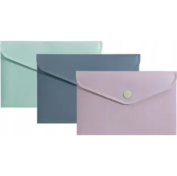 Pouzdro na dokumenty A6 se zapínáním na patentku Biurfol