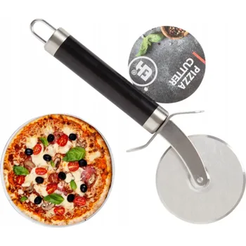 Kuchyňský nůž NŮŽ NA PIZZU KULATÝ OSTRÝ RADÝLKO KRÁJENÍ ROLLER KULATÝ NEREZOVÁ OCEL