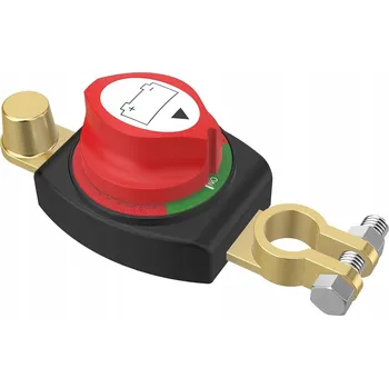 vypínač Vypínač proudu 12-48V 300A + svorky pro auta, obytné vozy a nákladní vozidla