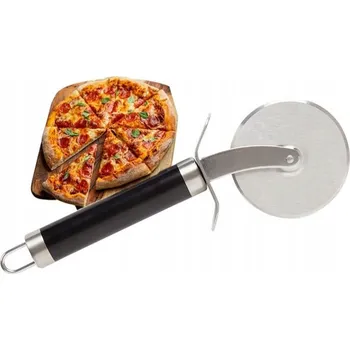 Kuchyňský nůž NŮŽ KULATÝ RADÝLKO NA KRÁJENÍ PIZZY, OSTRÝ ROLLER, NEREZOVÁ OCEL