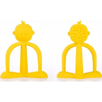 Ortodontické kousátko Dumel silikonové žluté