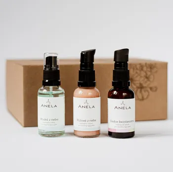 Kosmetická sada Anela Šťavnatá a svěží pleť kompletní dárkový balíček hydratační pleťové kosmetiky (č. 1)
