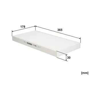 Kabinový filtr Filtr vzduchu v interiéru FILTRON K 1466