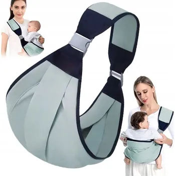 NOSÍTKO PRO DĚTI ZELENÉ RYCHLÁ MONTÁŽ POHODLNÉ KOJENÍ