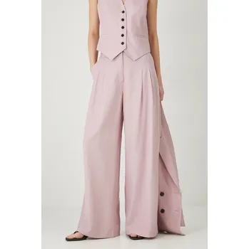 Dámské kalhoty Kalhoty s příměsí lnu Medicine RS25.SPD906 růžová 34X, vel. XL