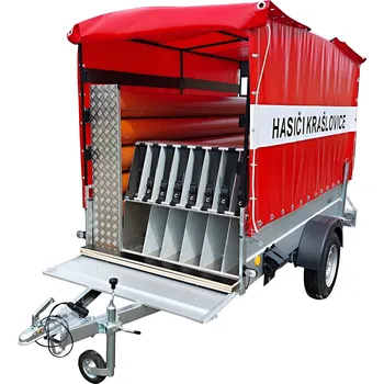 Přívěs k motorovému vozidlu ALASPRO ANP 26 750kg - nebrzděný přívěsný vozík pro hašení