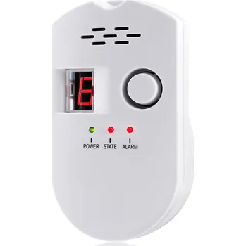 Bezpečnostní detektor DETEKTOR VÝBUŠNÝCH PLYNŮ ČIDLO LPG LNG METAN PROPAN BUTAN ALARM