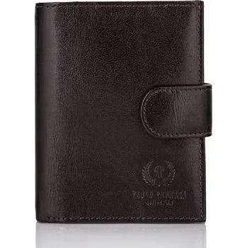 Peněženka Muž peněženka Paolo Peruzzi z pravé kůže hnědá