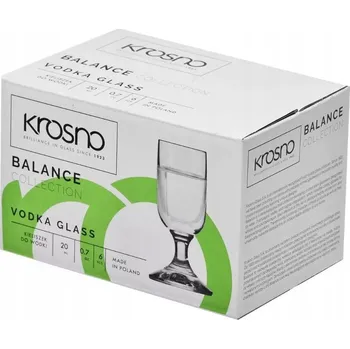 Sklenice Krosno sklenice na vodku 20 ml 6 Ks Balance