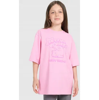 4F dětské tričko růžové bavlna velikost 164