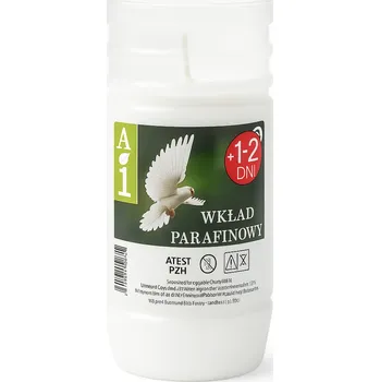 Svíčka Náplň do hřbitovních svíček parafínová Plamínek 12 cm 30 ks do 50h