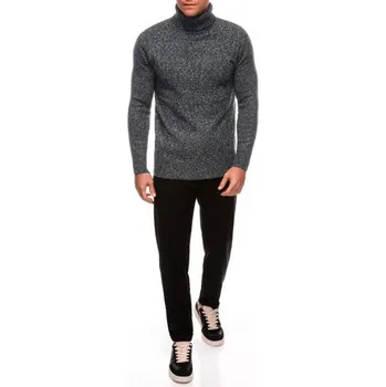 Pánský svetr Pánská polokošile s výstřihem E248 - námořnická modrá