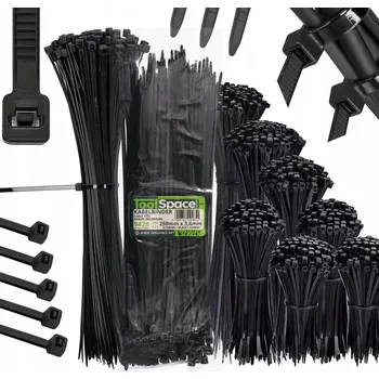 Organizace kabelů Stahovací pásky ToolSpace 3,6 mm x 250 100 ks