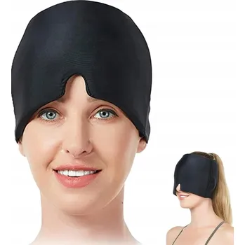 CHLADIVÁ ČEPICE NA SPANÍ S GELEM PROTI KRUHŮM POD OČIMA