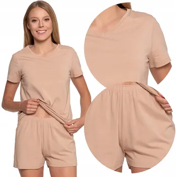 Dámské pyžamo Dámské pyžamo s krátkým rukávem a bavlněnými šortkami MORAJ M