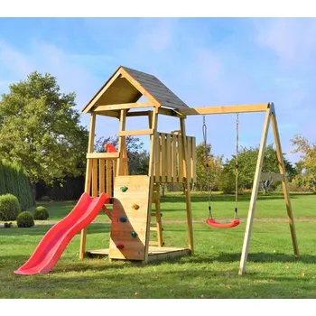 Hra na zahradu Dřevěná hrací věž – Wendi Toys Panda