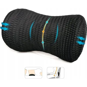 Polštář POLŠTÁŘ ORTOPEDICKÝ POLŠTÁŘ POD ZÁDA NA ŽIDLI KŘESLO POHODLNÝ PAMĚŤOVÝ