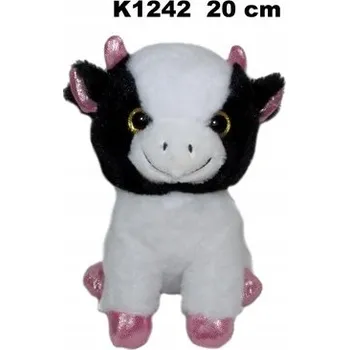 plyšák MAZLÍČEK pro děti ke hraní KRAVA Figurka Plyšák pro děti