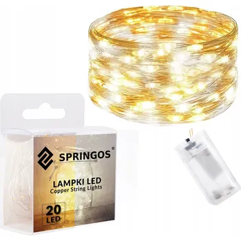 Vánoce Vánoční osvětlení na stromeček Springos do interiéru 2,2 m 11 - 20 světýlek