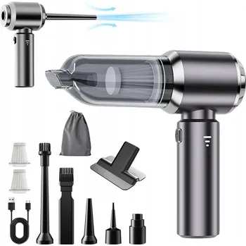 Vysavač Vysavač do auta 20000PA mini vysavač přenosný, šedý