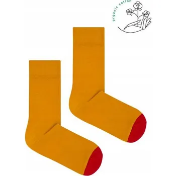 Pánské ponožky Ponožky organické hořčicové 42-46