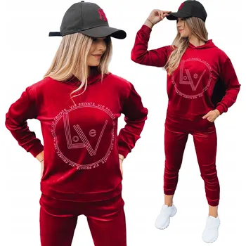 Dámská sametová TEPLÁKOVÁ SOUPRAVA , vel L/XL