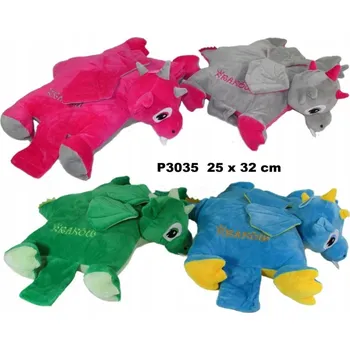 Polštář Polštář drak 25x32cm MIX