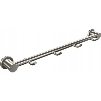 Věšák Tyč s háčky na kolíčky Andex stříbrná