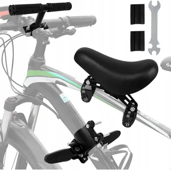 cyklosedačka Přední cyklosedačka Dětská sedačka na kolo Přední sedačka černá