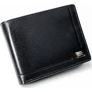 Peněženka Rovicky pánská peněženka z pravé kůže černá - muž