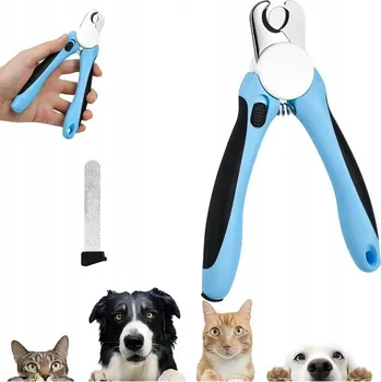 Kosmetika pro psa Nůžky na drápky 2v1 PRO ZVÍŘATA PSA KOČKU kleště + PILNÍK OSTRÉ